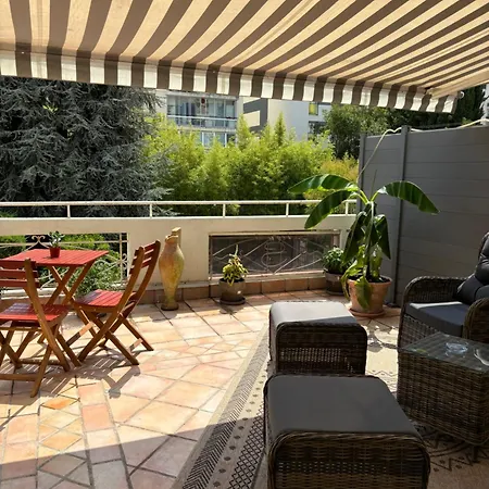 Splendide 2p 500 M Des Belles Plages Juan Les Pins Αντίμπ
