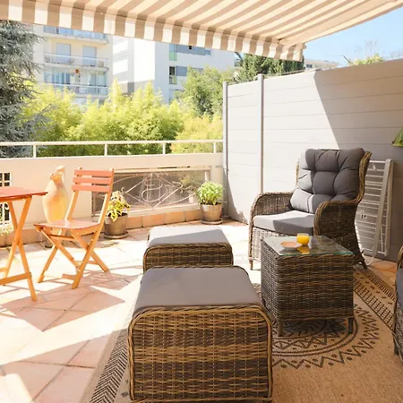 Splendide 2p 500 M Des Belles Plages Juan Les Pins Αντίμπ